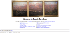 Desktop Screenshot of beagle-ears.com